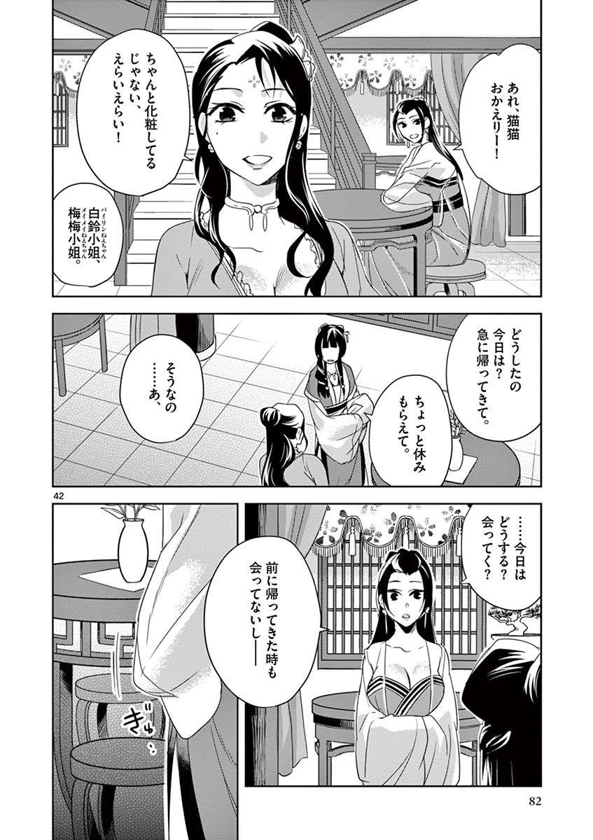 薬屋のひとりごと～猫猫の後宮謎解き手帳～ The Apothecarys Monologue (KURATA Minoji) 第20話 - Page 42