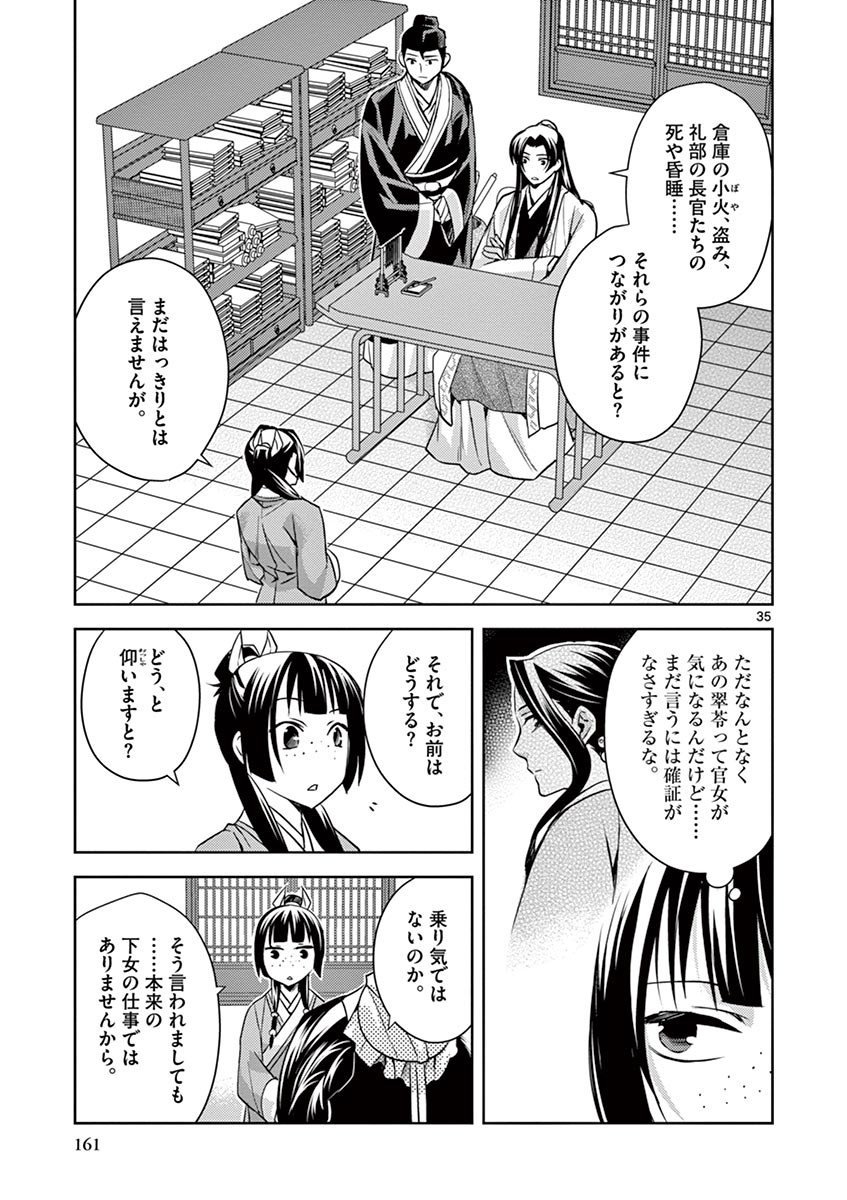 薬屋のひとりごと～猫猫の後宮謎解き手帳～ The Apothecarys Monologue (KURATA Minoji) 第22話 - Page 35