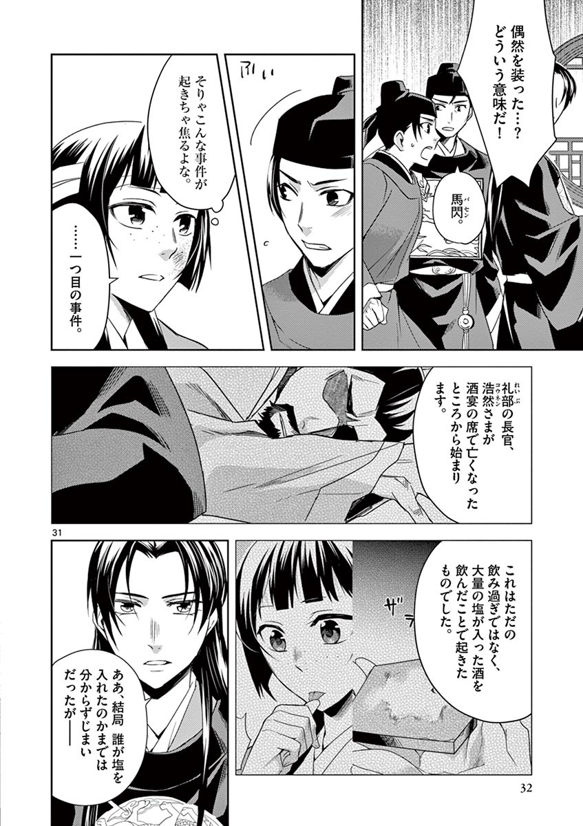 薬屋のひとりごと～猫猫の後宮謎解き手帳～ The Apothecarys Monologue (KURATA Minoji) 第23話 - Page 28