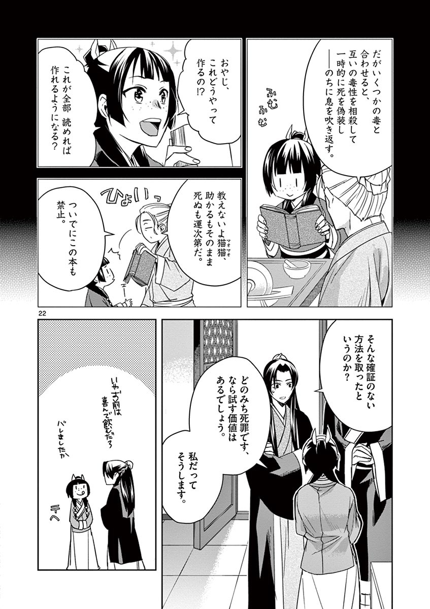 薬屋のひとりごと～猫猫の後宮謎解き手帳～ The Apothecarys Monologue (KURATA Minoji) 第24話 - Page 22