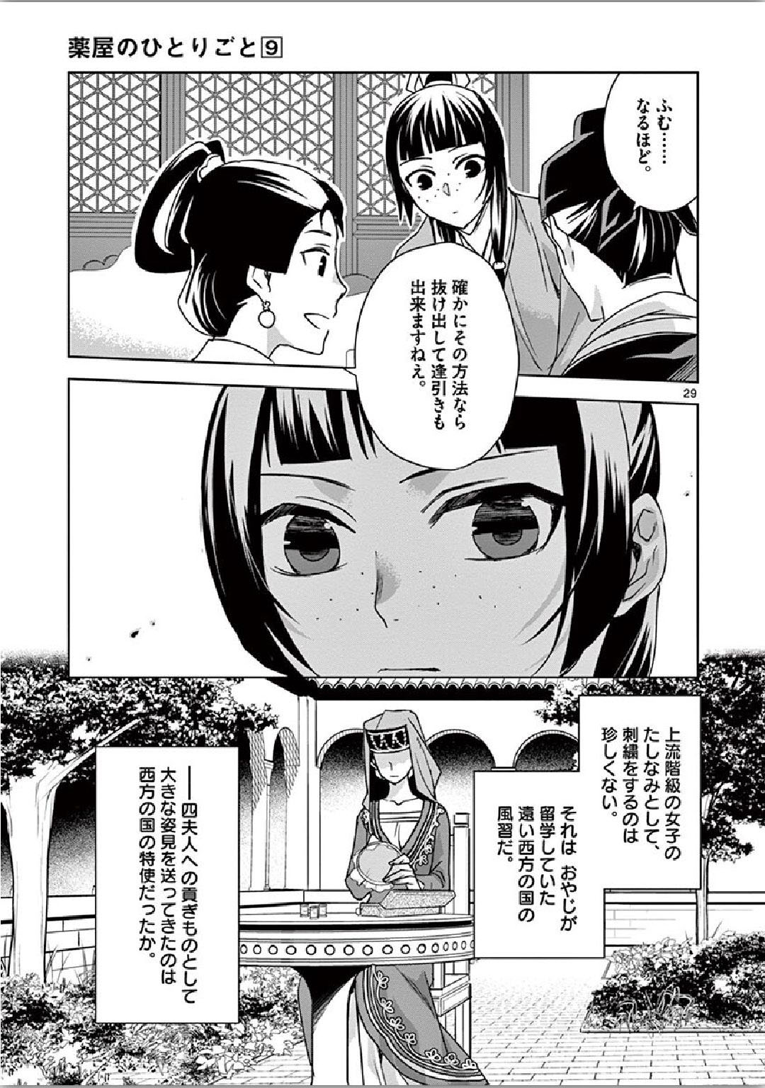 薬屋のひとりごと～猫猫の後宮謎解き手帳～ The Apothecarys Monologue (KURATA Minoji) 第36話 - Page 29