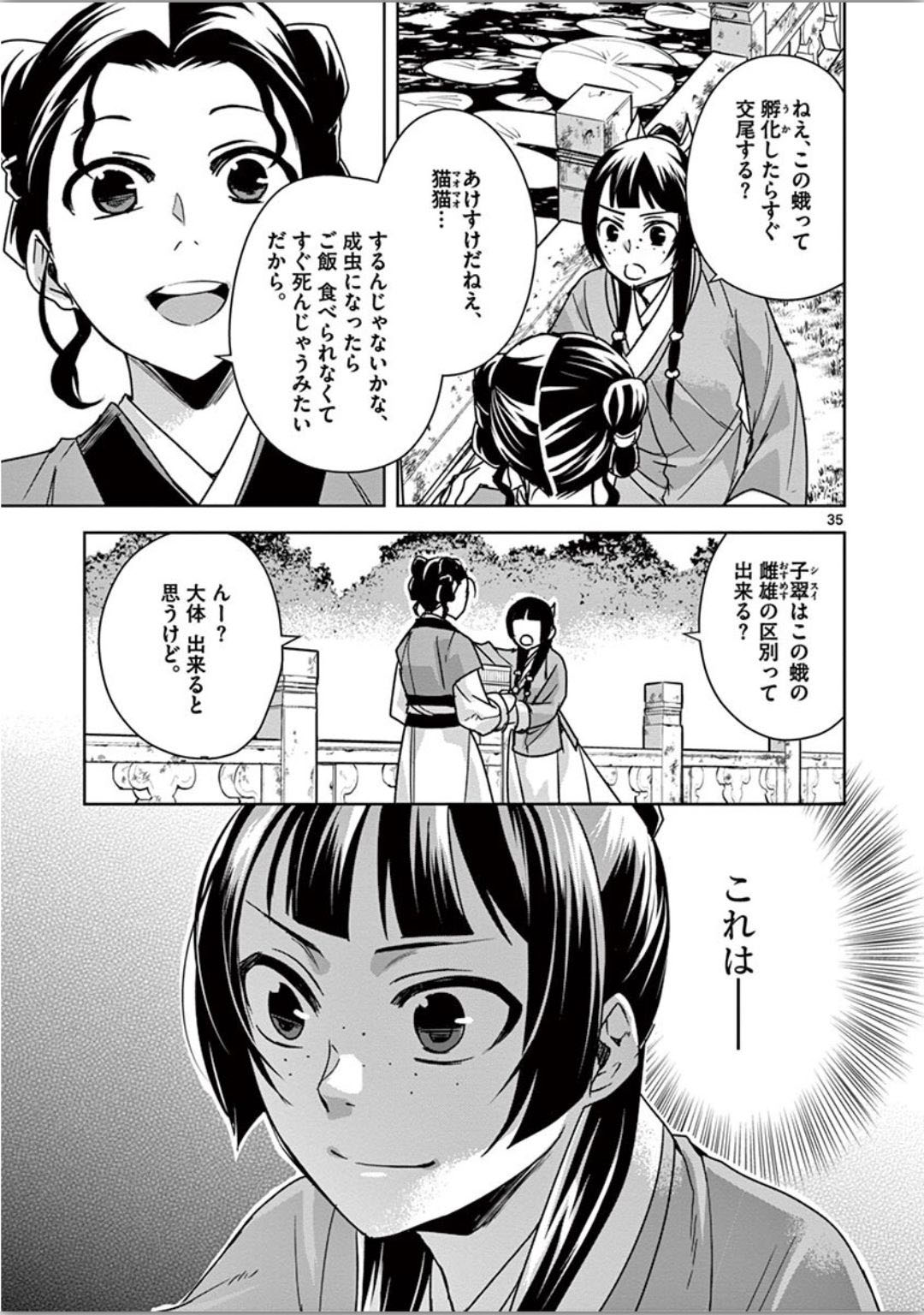 薬屋のひとりごと～猫猫の後宮謎解き手帳～ The Apothecarys Monologue (KURATA Minoji) 第37話 - Page 36