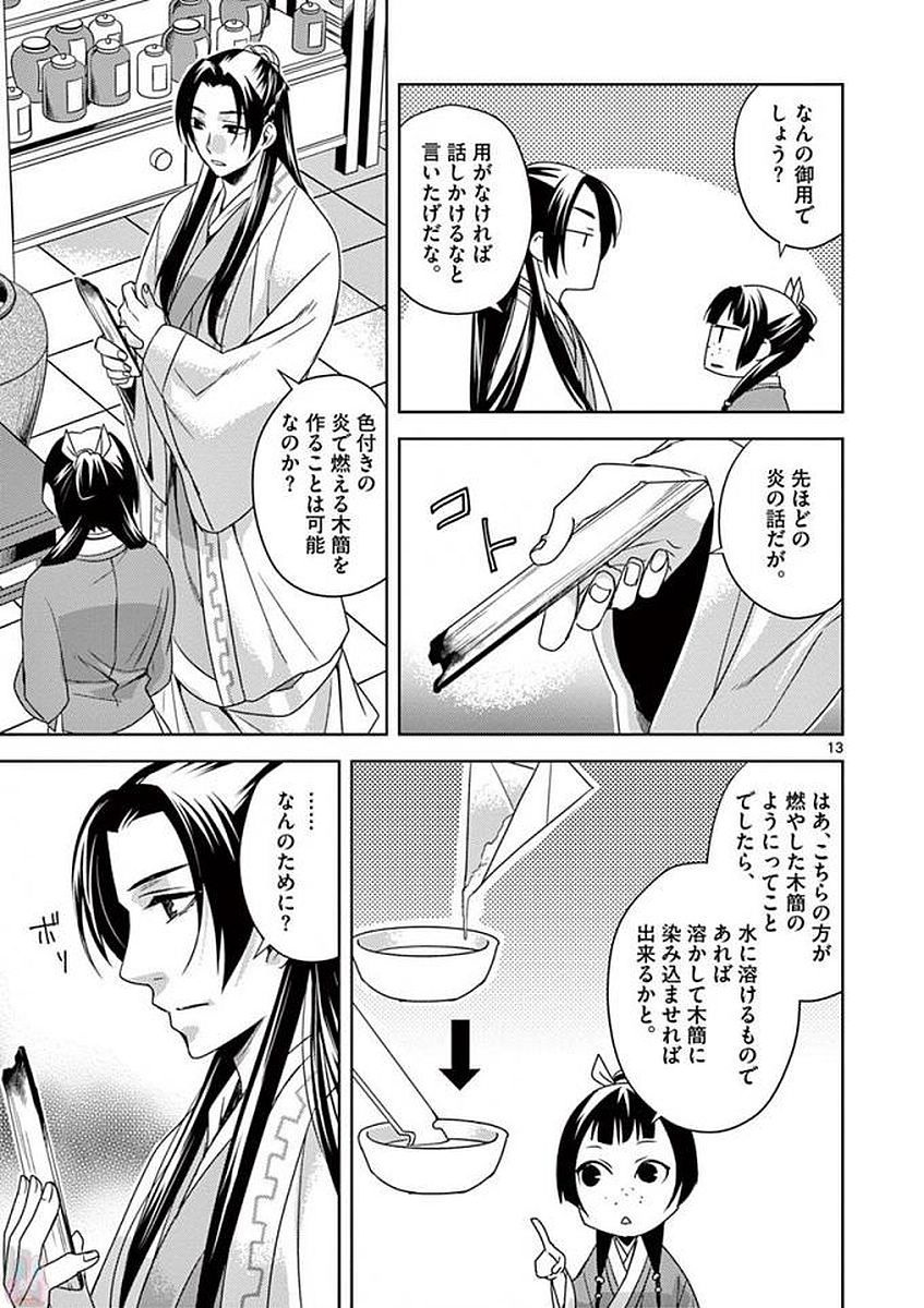 薬屋のひとりごと～猫猫の後宮謎解き手帳～ The Apothecarys Monologue (KURATA Minoji) 第4話 - Page 13