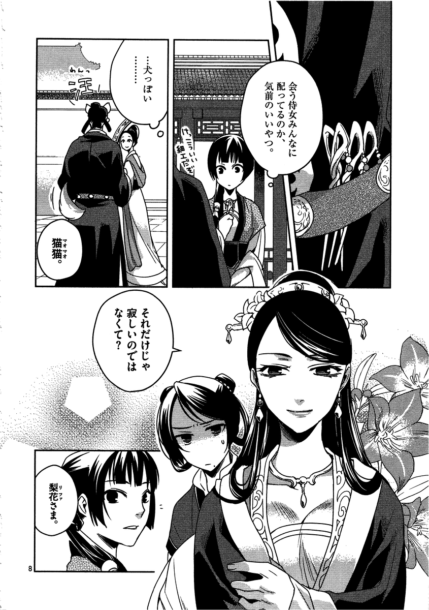 薬屋のひとりごと～猫猫の後宮謎解き手帳～ The Apothecarys Monologue (KURATA Minoji) 第7話 - Page 8