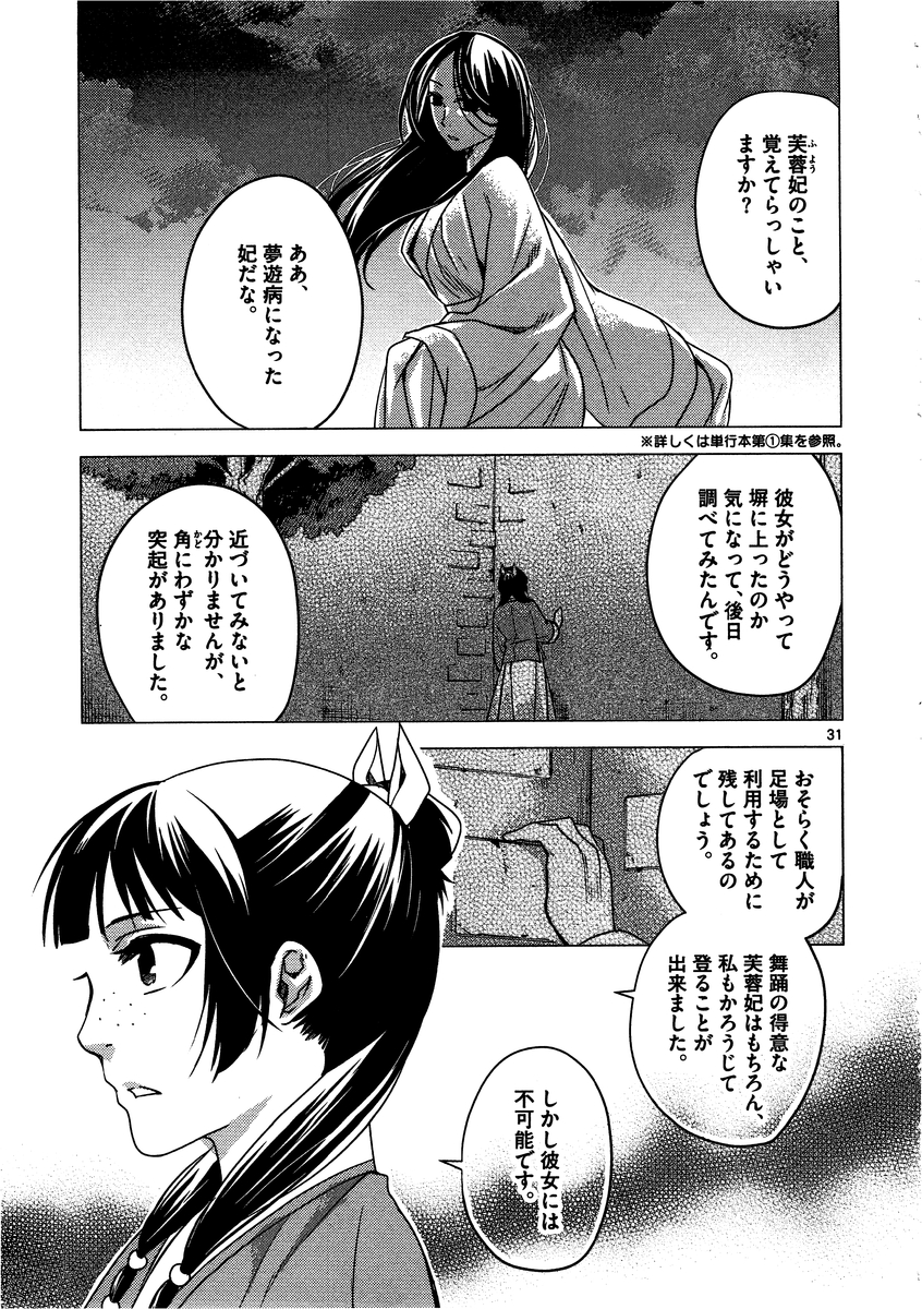 薬屋のひとりごと～猫猫の後宮謎解き手帳～ The Apothecarys Monologue (KURATA Minoji) 第9話 - Page 31