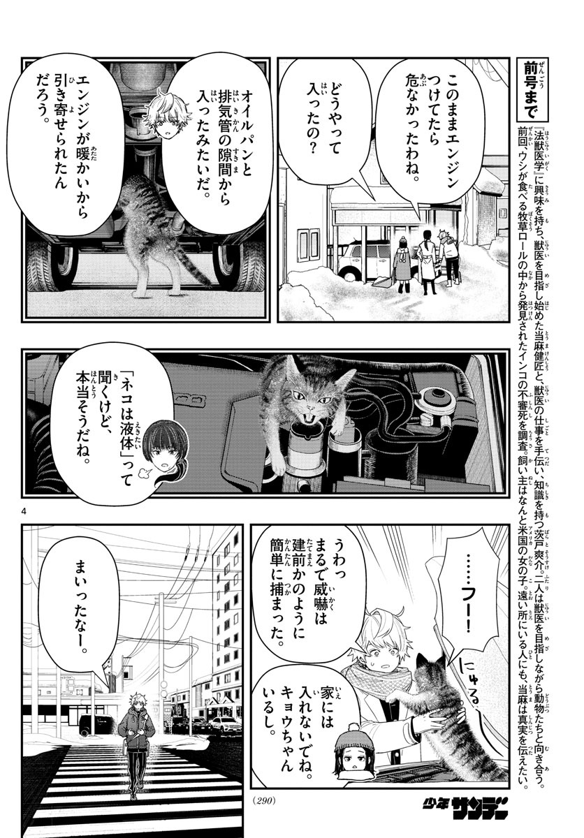 ラストカルテ-法獣医学者当麻健匠の記憶- 第35話 - Page 4