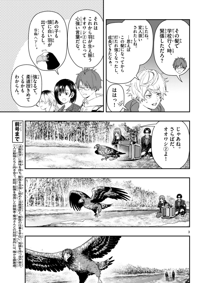 ラストカルテ-法獣医学者当麻健匠の記憶- 第45話 - Page 3