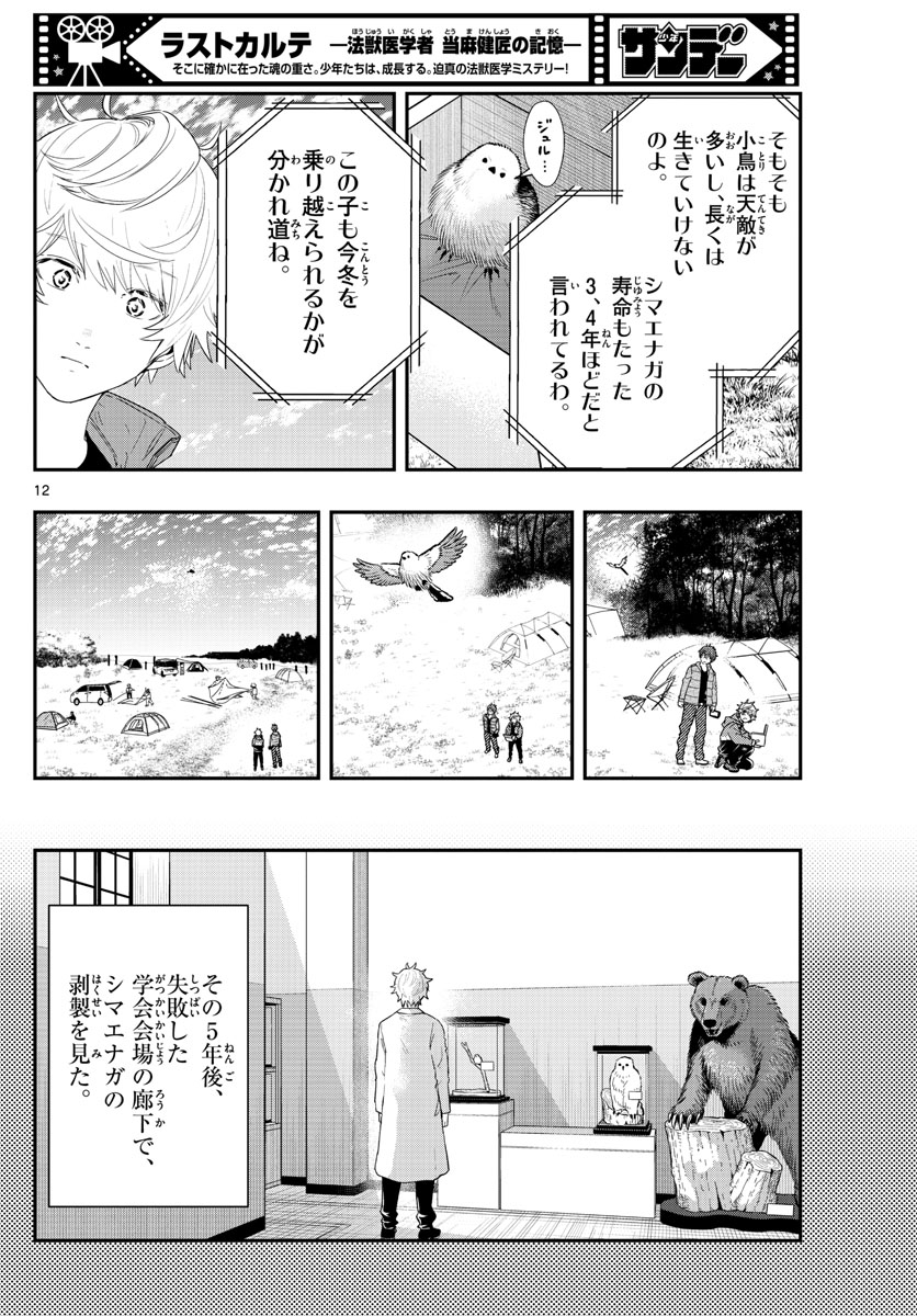 ラストカルテ-法獣医学者当麻健匠の記憶- 第55話 - Page 12