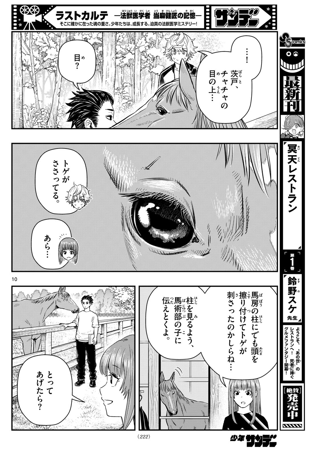 ラストカルテ-法獣医学者当麻健匠の記憶- 第74話 - Page 10