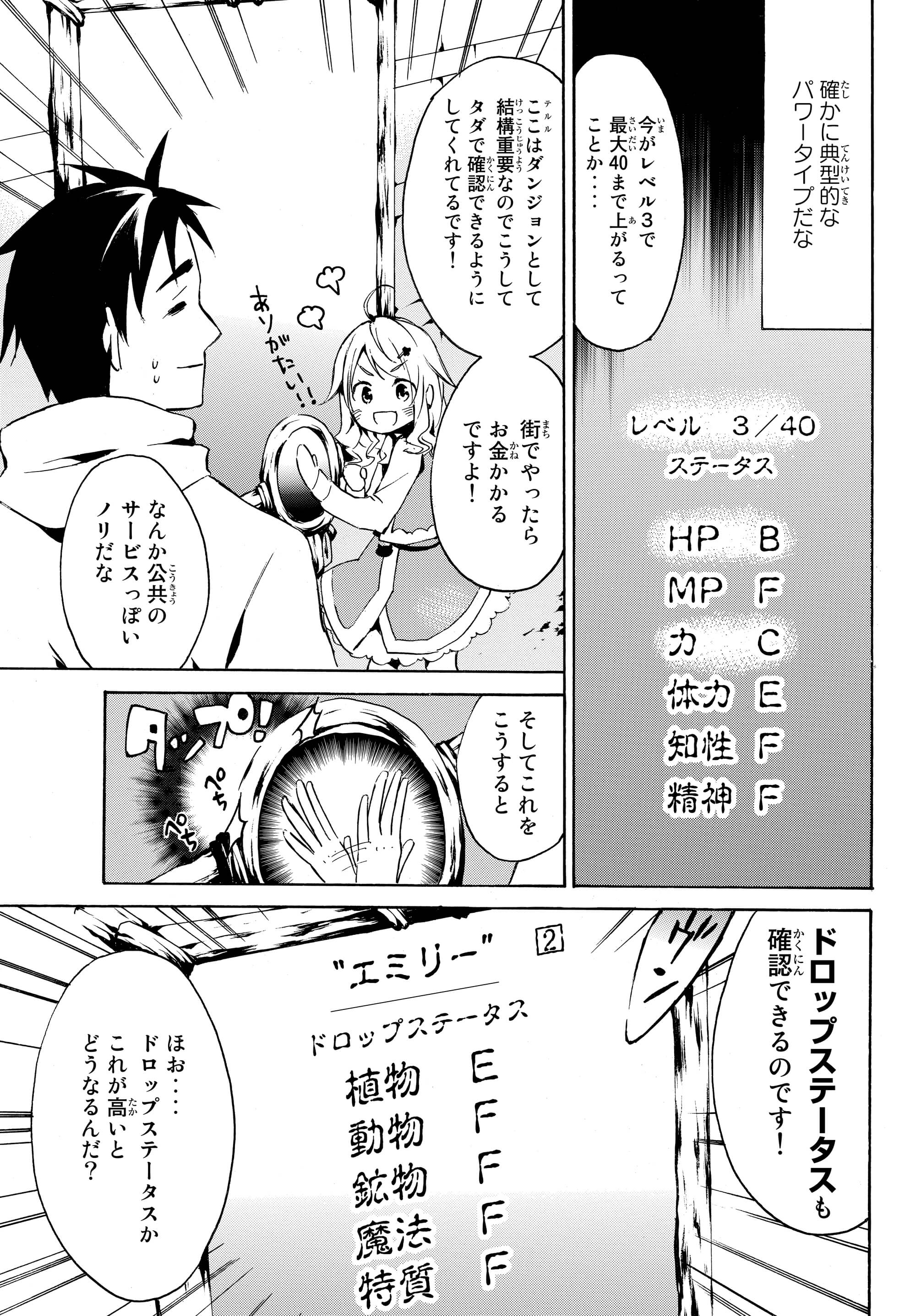 レベル1だけどユニークスキルで最強です 第1.2話 - Page 2