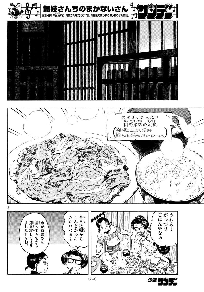 舞妓さんちのまかないさん 第161話 - Page 8