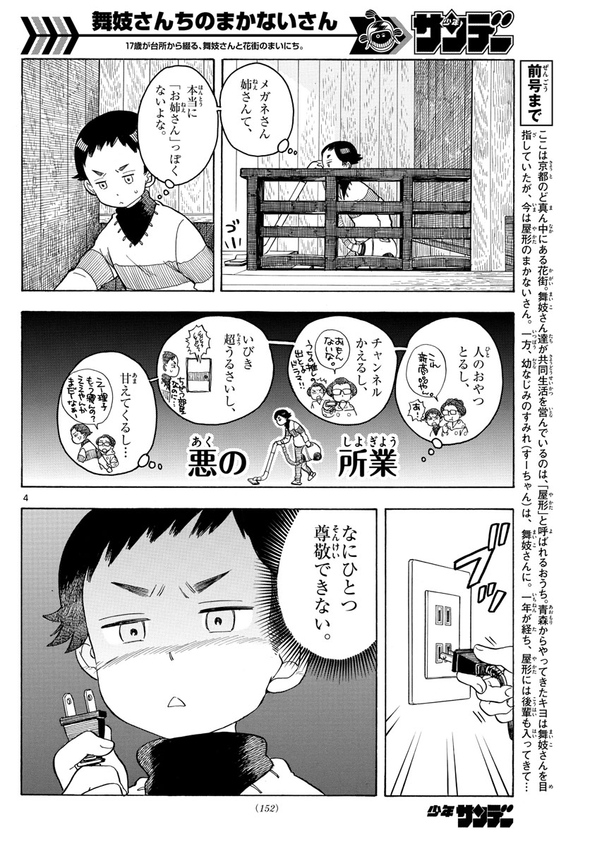 舞妓さんちのまかないさん 第93話 - Page 4