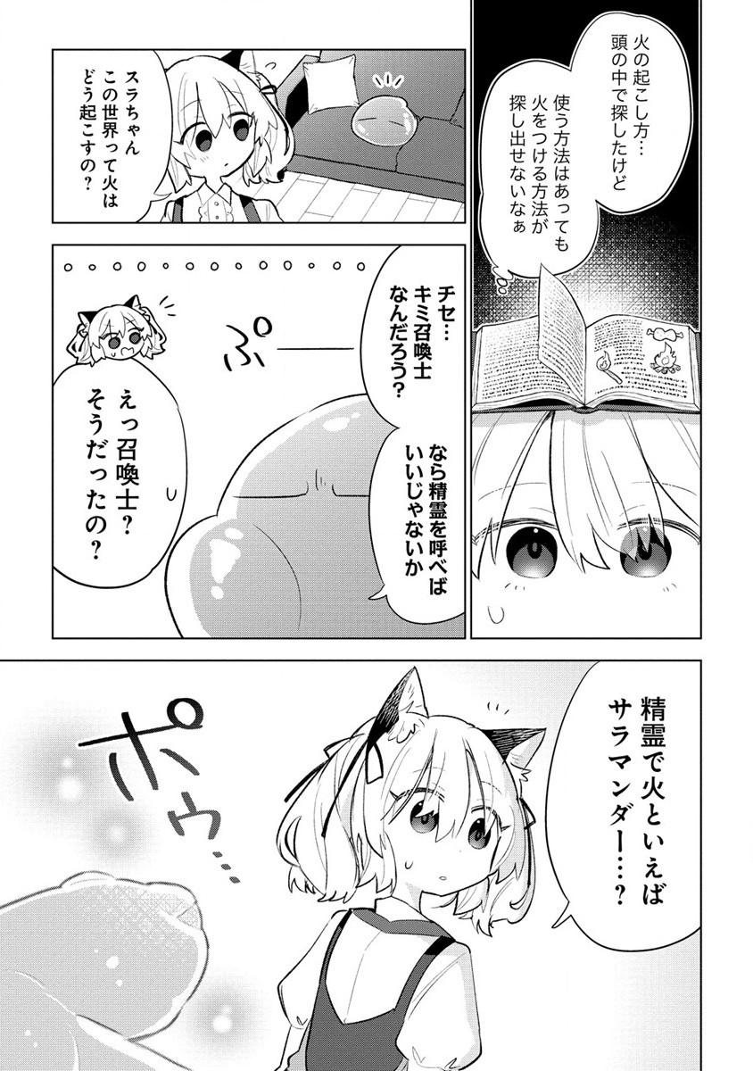 猫耳少女は森でスローライフを送りたい ～もふもふは所望しましたが、聖女とか王子様とかは注文外です～ 第2.1話 - Page 7