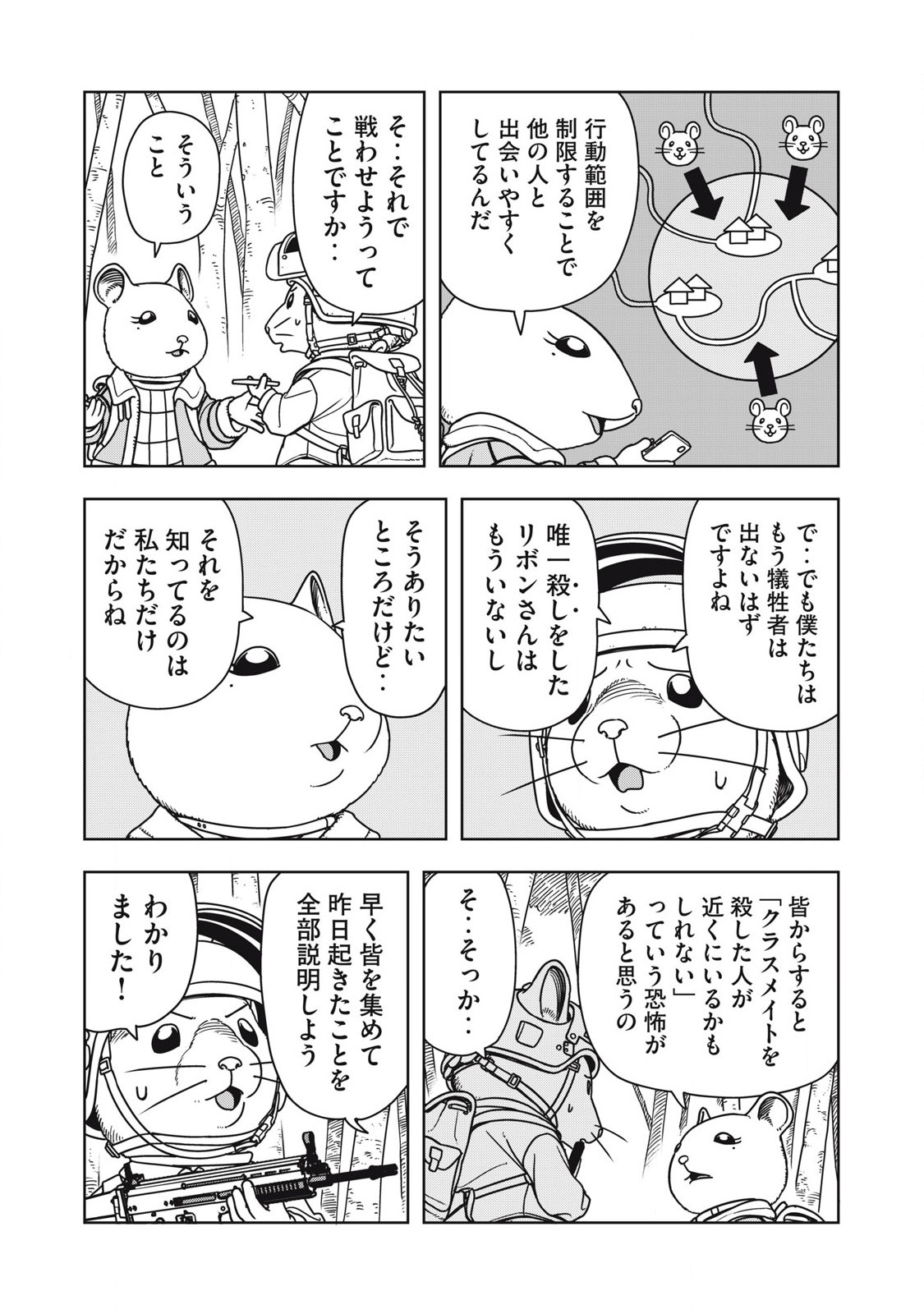 ねずみロワイアル 第7話 - Page 3