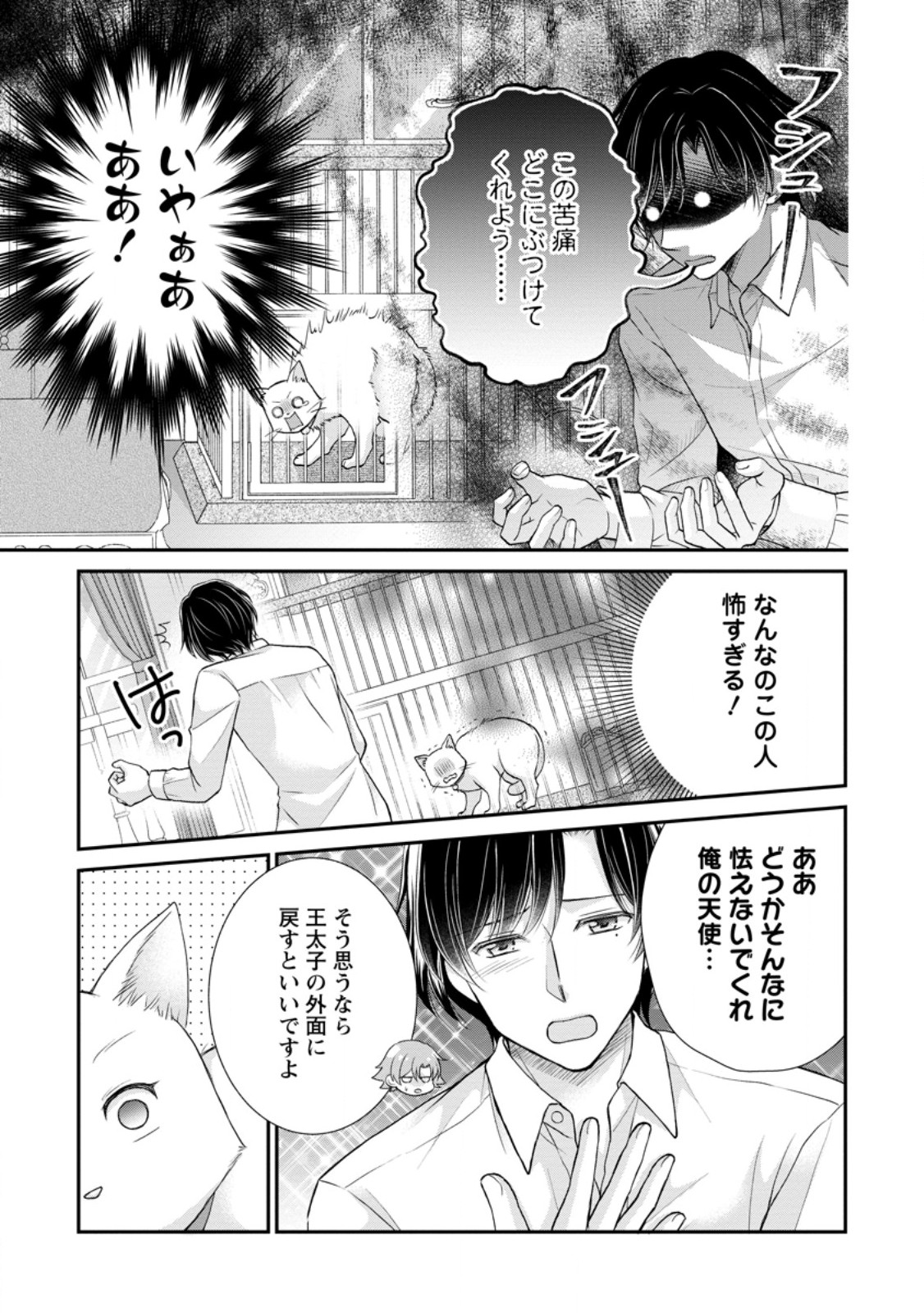 呪いで猫にされた悪女、王太子に拾われる。 第3.1話 - Page 9