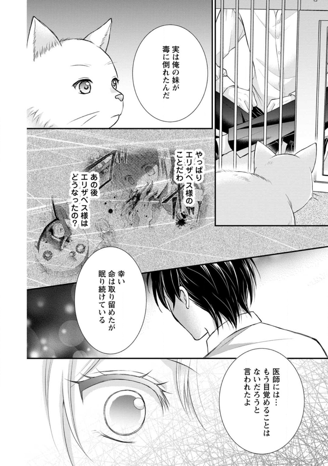 呪いで猫にされた悪女、王太子に拾われる。 第3.2話 - Page 8