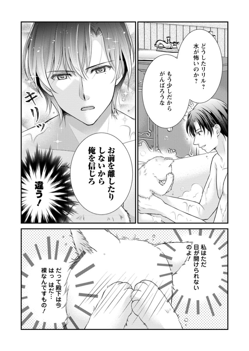 呪いで猫にされた悪女、王太子に拾われる。 第5.2話 - Page 9