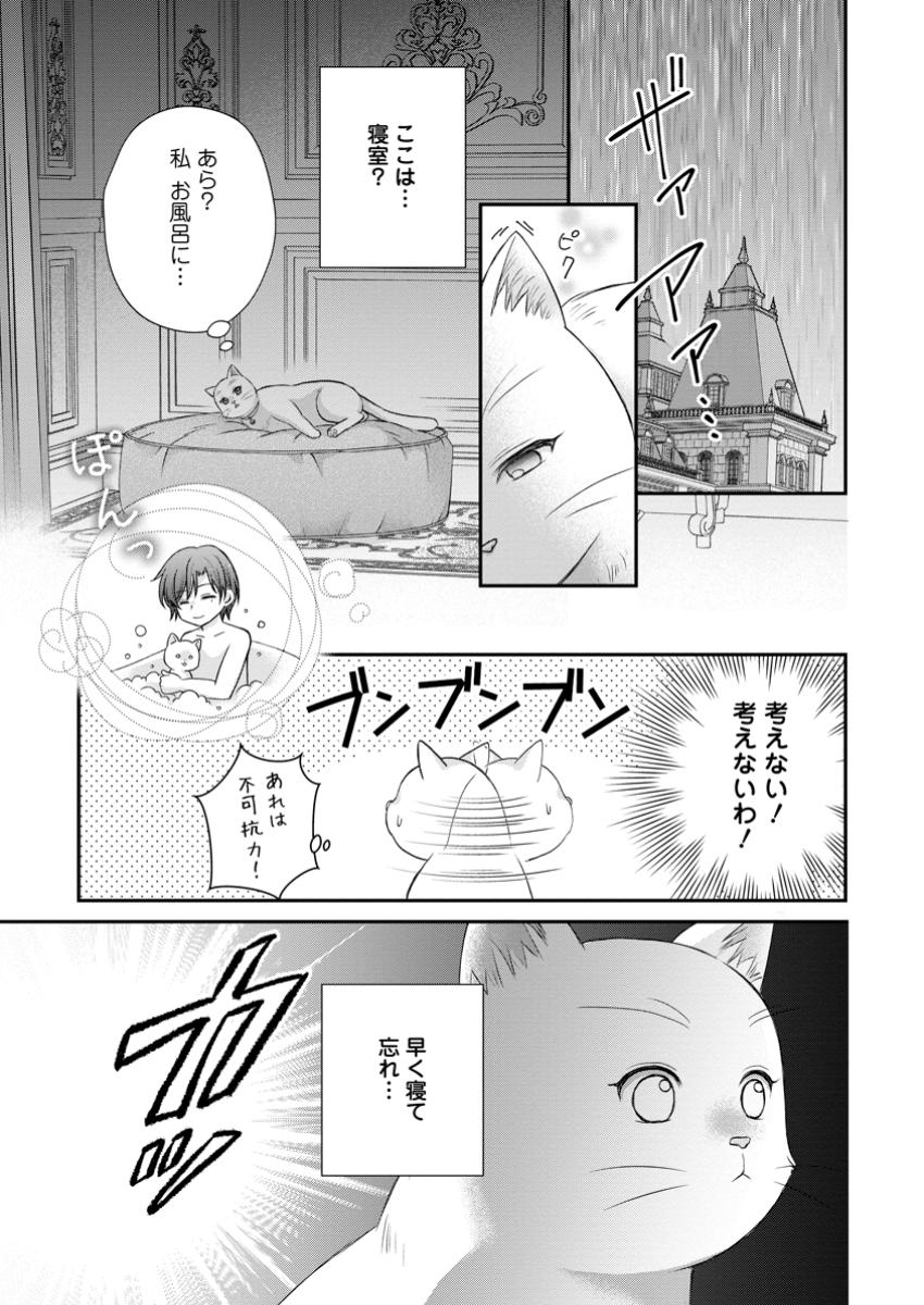 呪いで猫にされた悪女、王太子に拾われる。 第5.2話 - Page 10