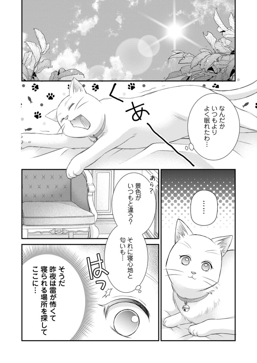 呪いで猫にされた悪女、王太子に拾われる。 第5.3話 - Page 6