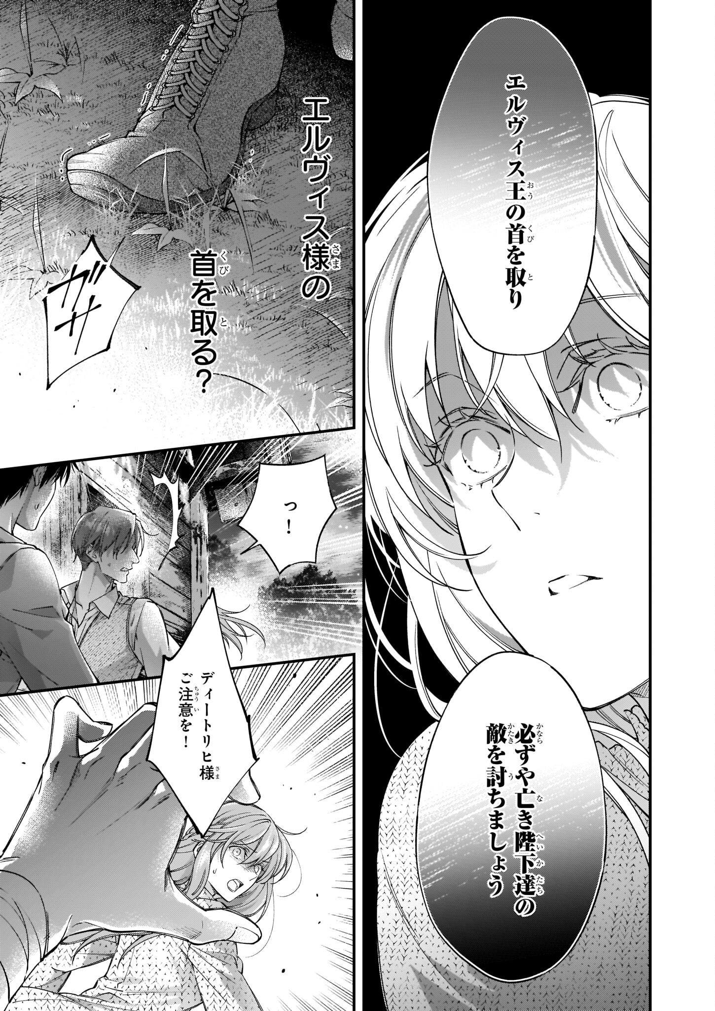 落ちぶれ才女の幸福陛下に棄てられたので、最愛の人を救いにいきます 第6話 - Page 23