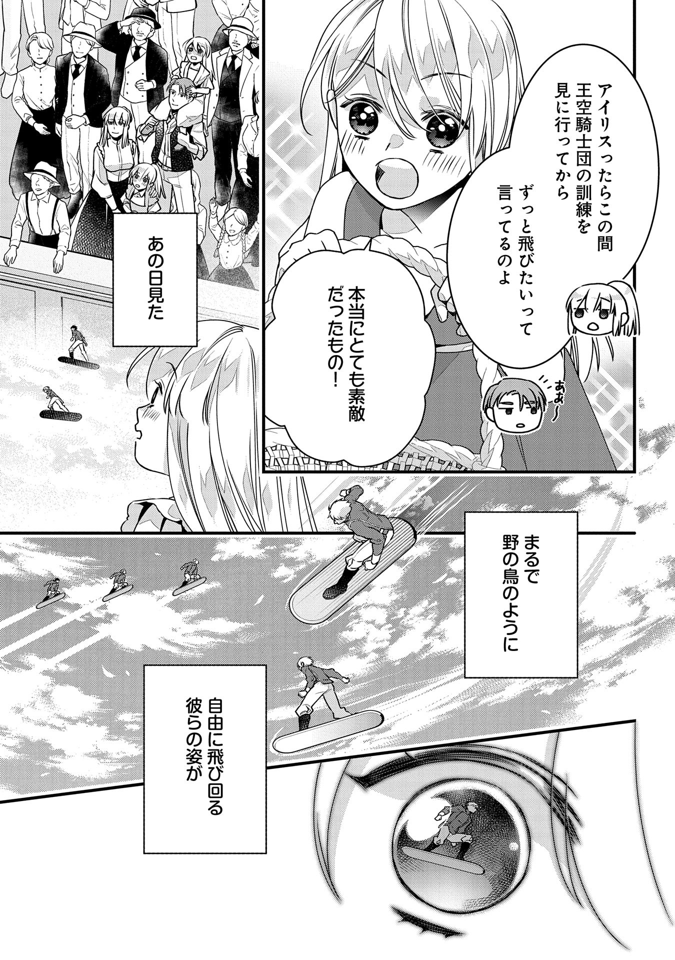 王空騎士団と救国の少女～空を飛ぶ少女アイリスの物語～ 第1話 - Page 11