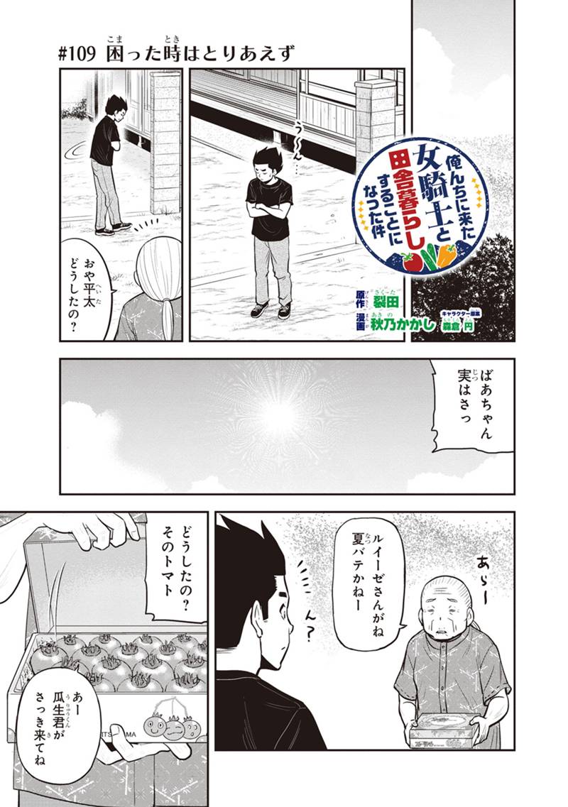 俺んちに来た女騎士と田舎暮らしすることになった件 第109話 - Page 1