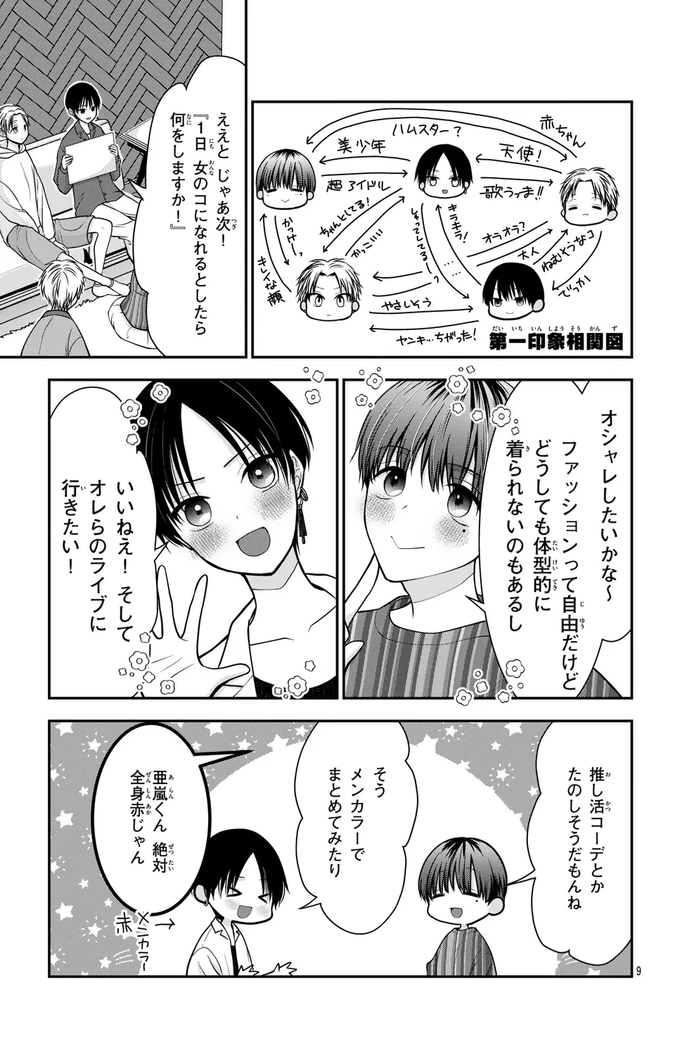 推しを推せるときに推したいように推すオフ 第16話 - Page 9