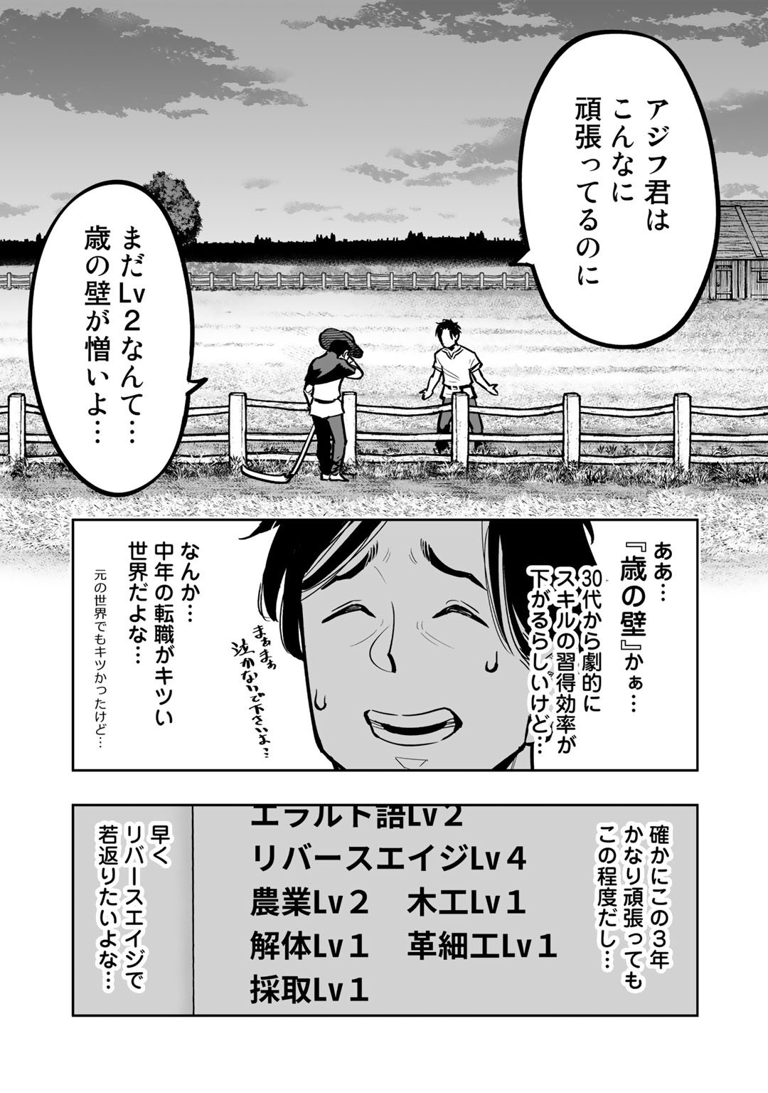 おっさん冒険者の異世界放浪記若返りスキルで地道に生き延びる 第3話 - Page 12