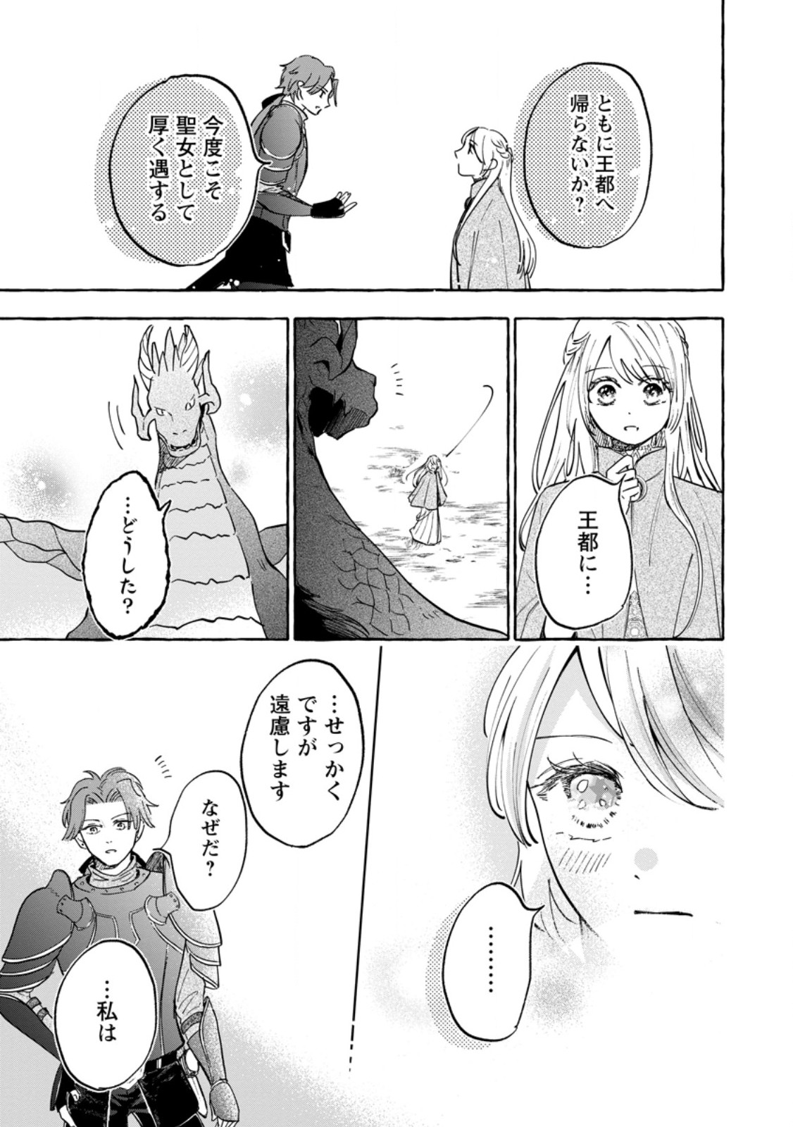 お試しで喚ばれた聖女なのに最強竜に気に入られてしまいました。 第12.2話 - Page 6