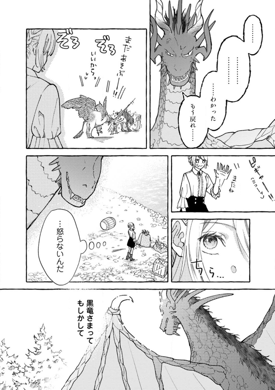 お試しで喚ばれた聖女なのに最強竜に気に入られてしまいました。 第2.3話 - Page 3