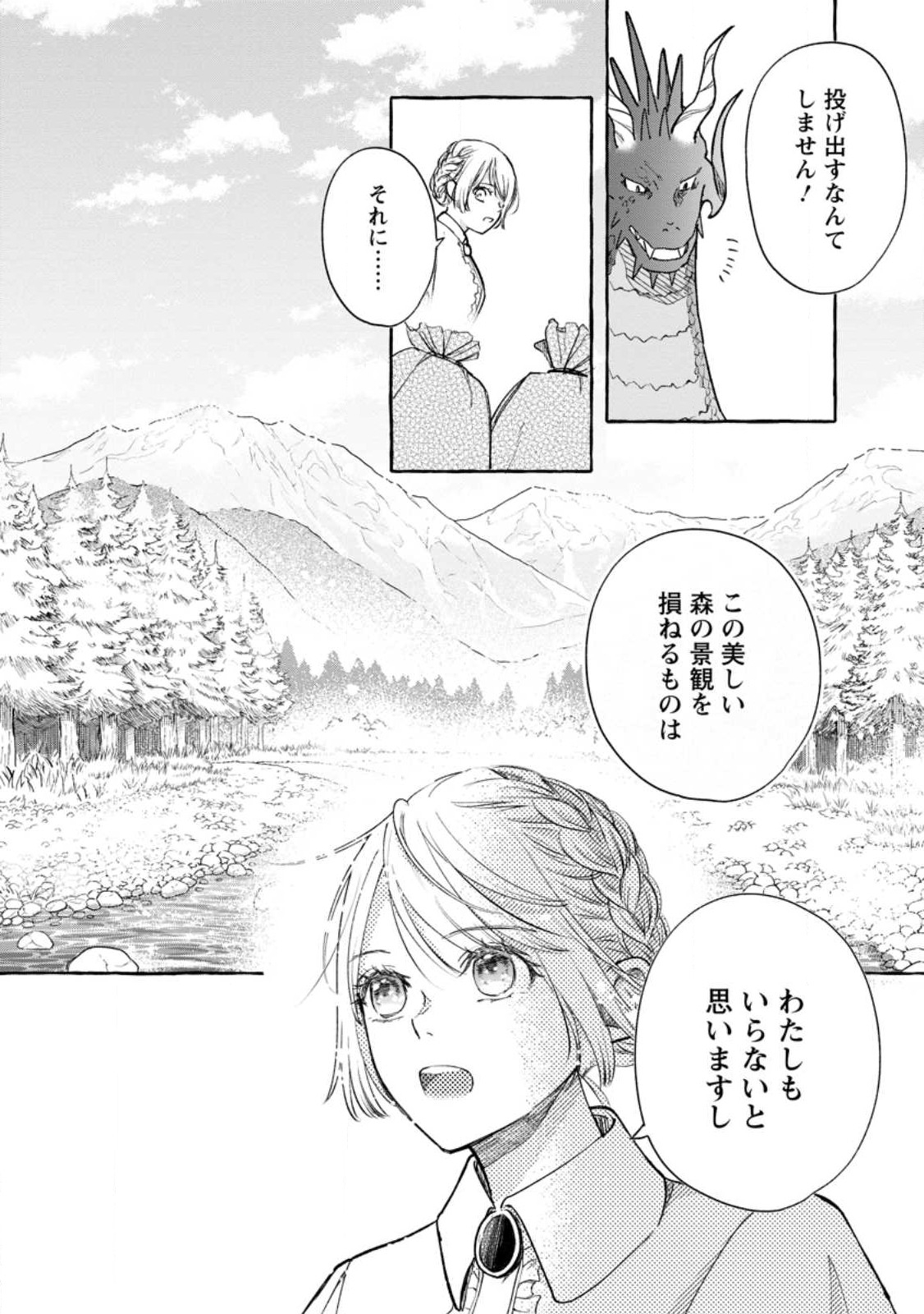 お試しで喚ばれた聖女なのに最強竜に気に入られてしまいました。 第2.3話 - Page 5