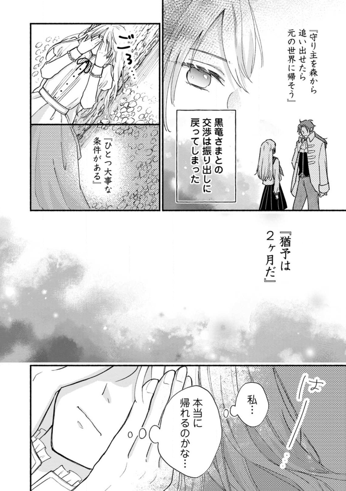 お試しで喚ばれた聖女なのに最強竜に気に入られてしまいました。 第3.1話 - Page 3