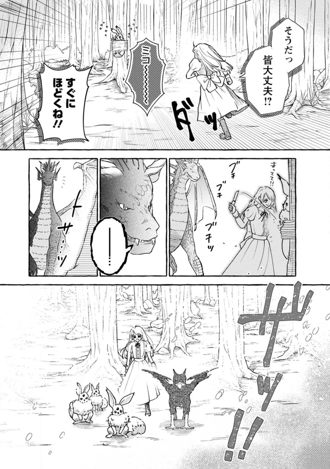 お試しで喚ばれた聖女なのに最強竜に気に入られてしまいました。 第3.2話 - Page 9