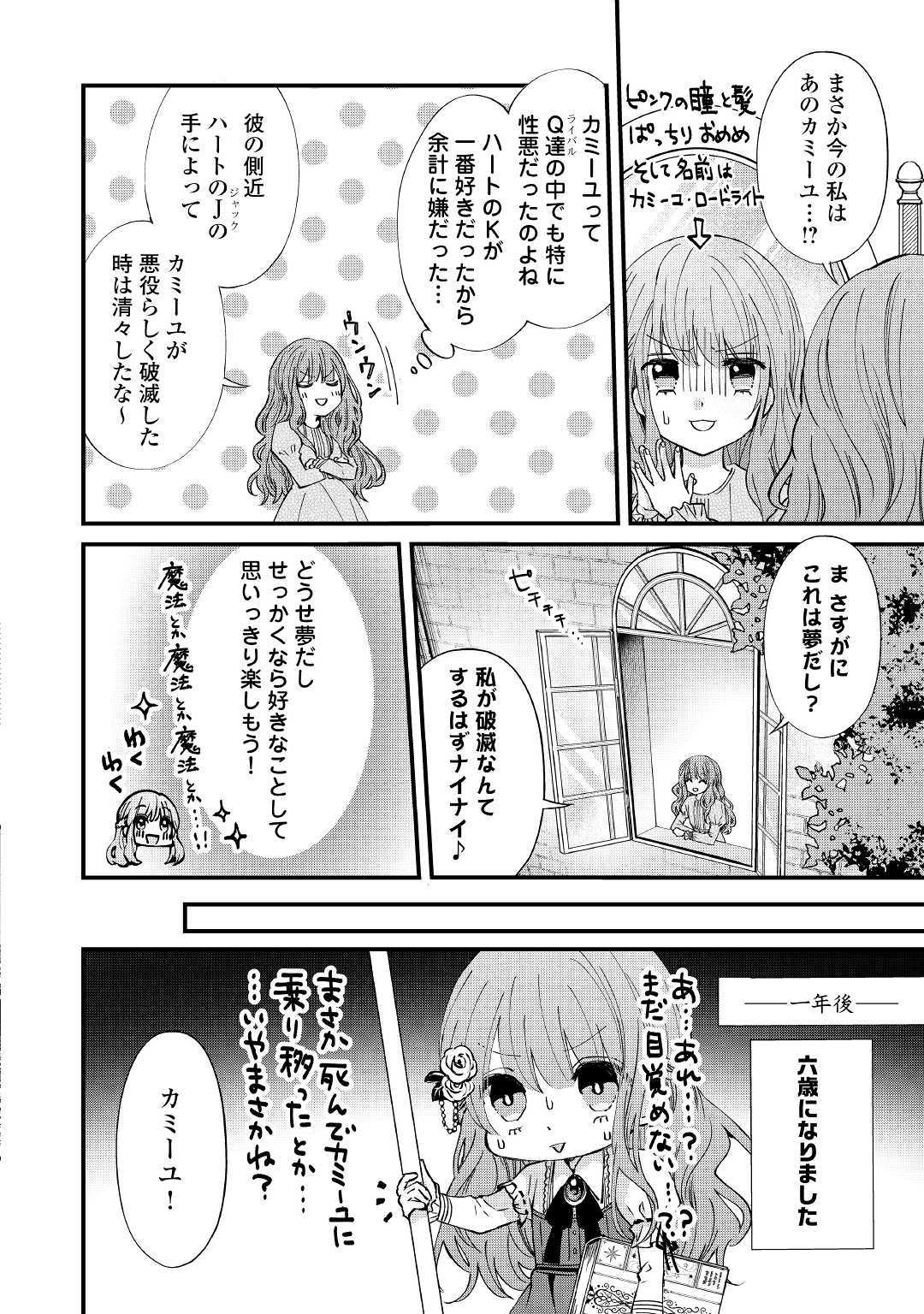 ある日、ぶりっ子悪役令嬢になりまして。 第1話 - Page 8