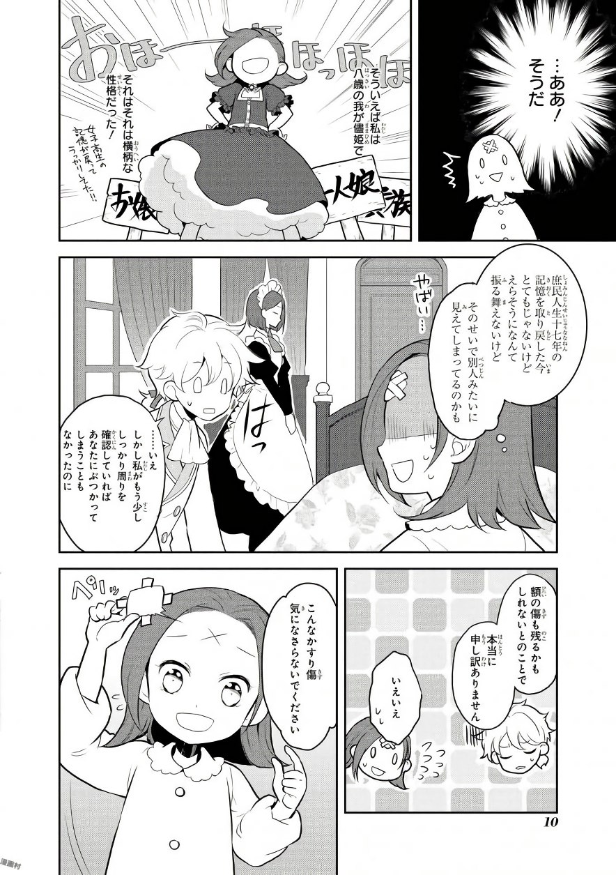 乙女ゲームの破滅フラグしかない悪役令嬢に転生してしまった… 第1話 - Page 8