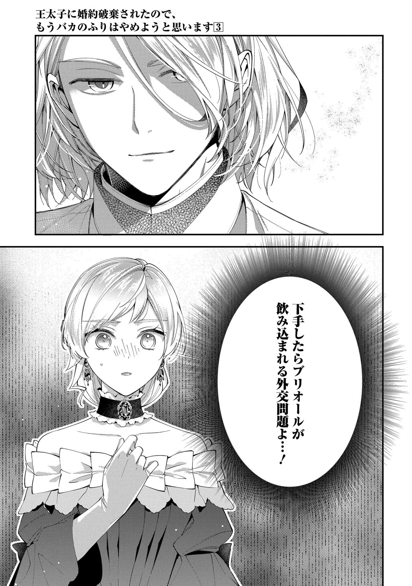 王太子に婚約破棄されたので、もうバカのふりはやめようと思います 第11話 - Page 33