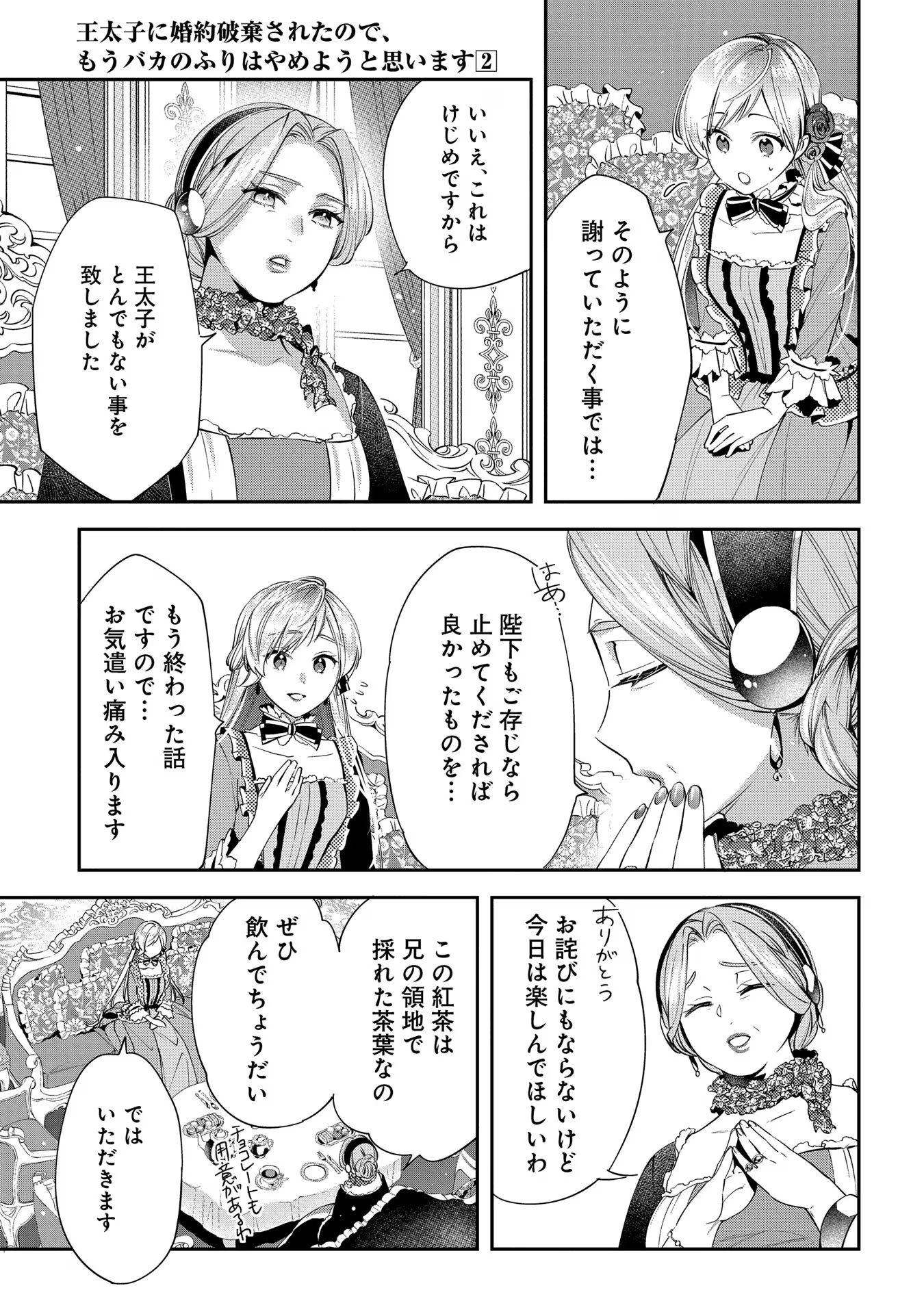 王太子に婚約破棄されたので、もうバカのふりはやめようと思います 第6話 - Page 17