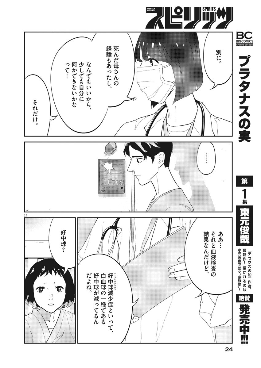 プラタナスの実−小児科医療チャンネル−;Planetreefruit-Pediatricmedicalchannel- 第24話 - Page 14