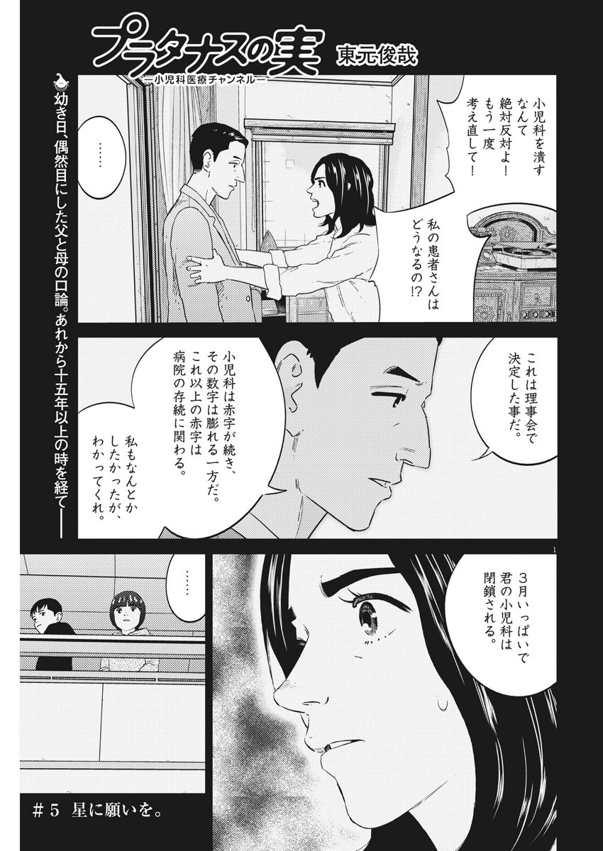 プラタナスの実−小児科医療チャンネル−;Planetreefruit-Pediatricmedicalchannel- 第5話 - Page 1