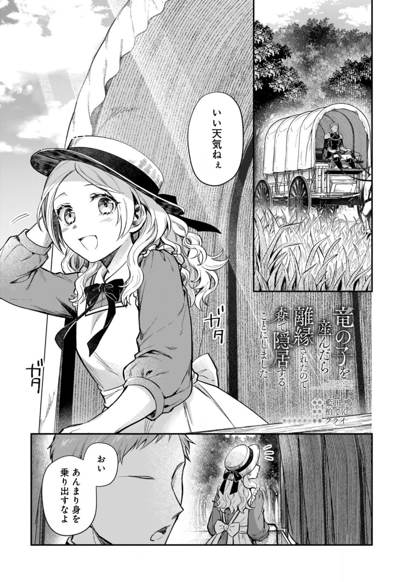 竜の子を産んだら離縁されたので森で隠居することにしました 第13話 - Page 1