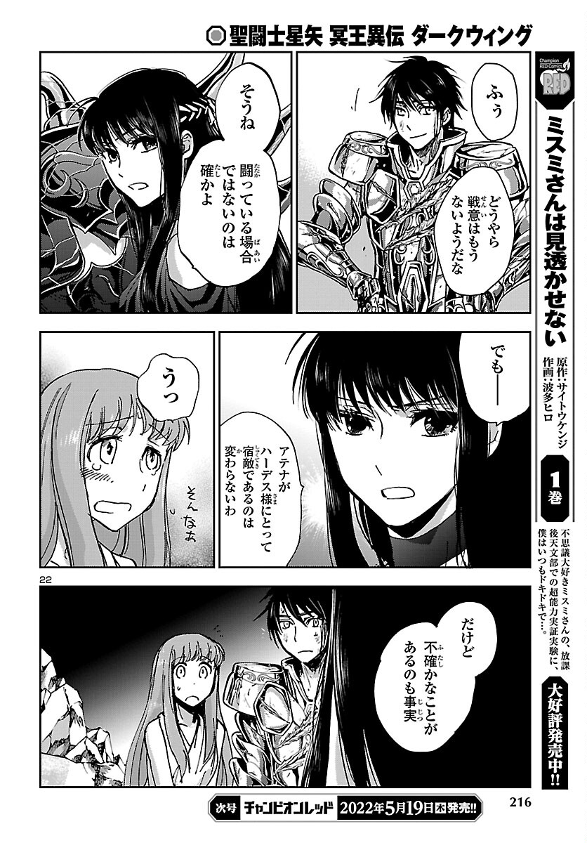 聖闘士星矢・冥王異伝 ダークウィング 第14話 - Page 22