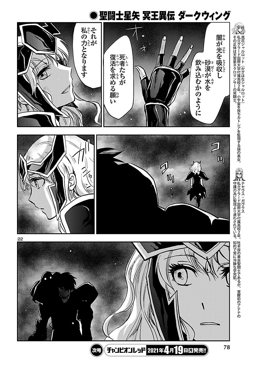 聖闘士星矢・冥王異伝 ダークウィング 第4話 - Page 22