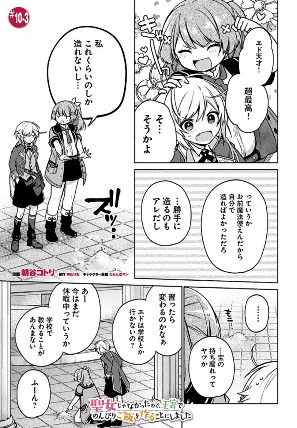 聖女じゃなかったので、王宮でのんびりご飯を作ることにしました 第10話 - Page 13