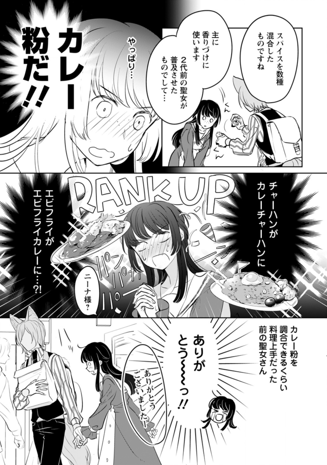 聖女じゃないと追放されたので、もふもふ従者(聖獣)とおにぎりを握る 第13.1話 - Page 5