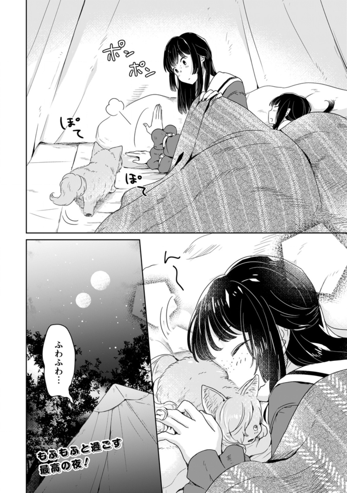 聖女じゃないと追放されたので、もふもふ従者(聖獣)とおにぎりを握る 第4.3話 - Page 9