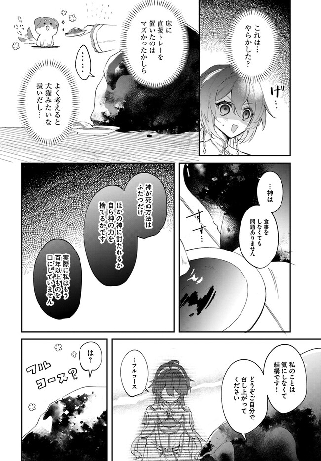 聖女様に醜い神様との結婚を押し付けられました 第2.1話 - Page 10