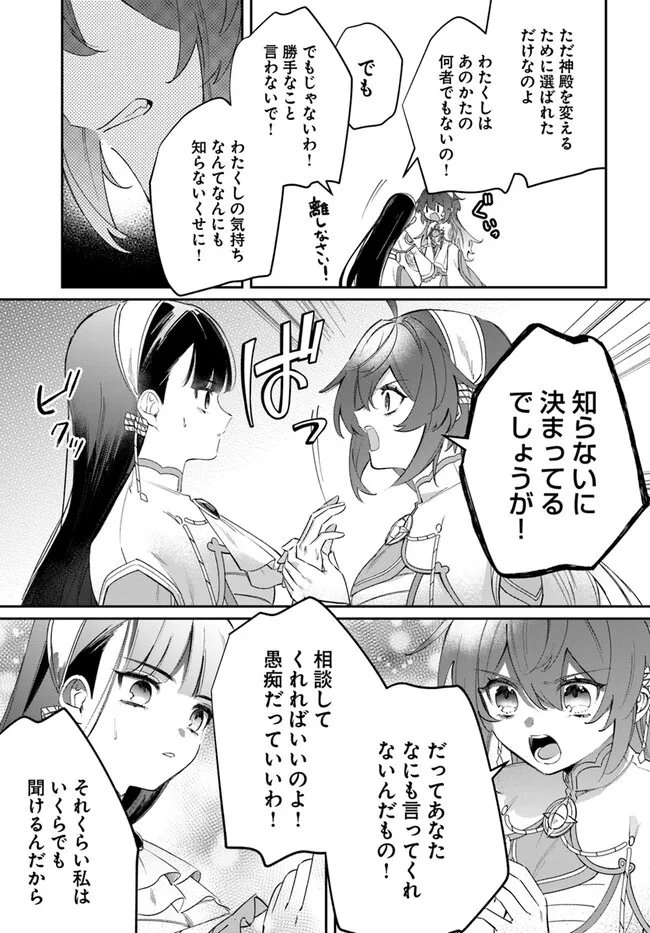 聖女様に醜い神様との結婚を押し付けられました 第7.2話 - Page 10