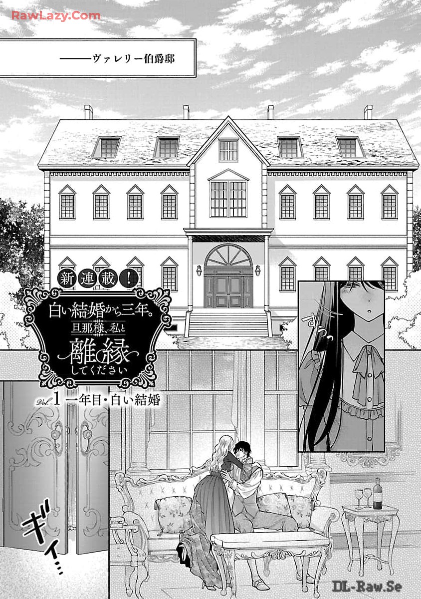 白い結婚から三年。旦那様、私と離縁してください 第1話 - Page 2