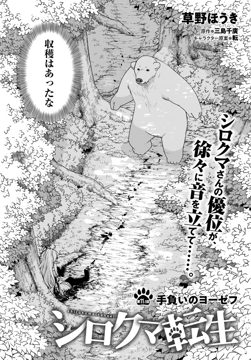 シロクマ転生森の守護神になったぞ伝説 第11.1話 - Page 4