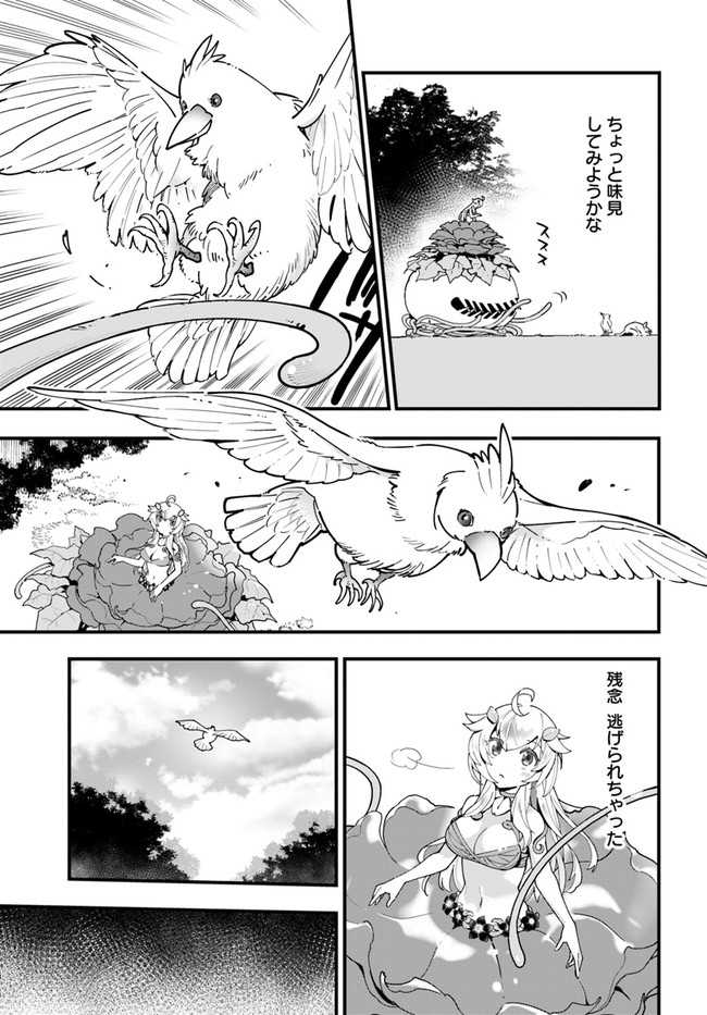 植物モンスター娘日記　～聖女だった私が裏切られた果てにアルラウネに転生してしまったので、これからは光合成をしながら静かに植物ライフを過ごします～ 第3話 - Page 9